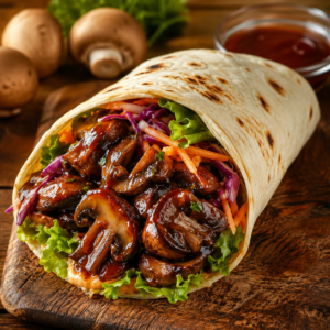 Bbq Mushroom Wrap