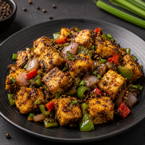 Black Pepper Paneer Dry