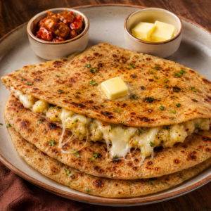 Cheese Aloo Paratha