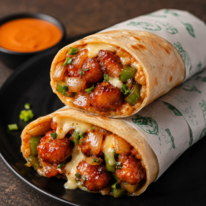 Cheese Chilli Manchurian Roll