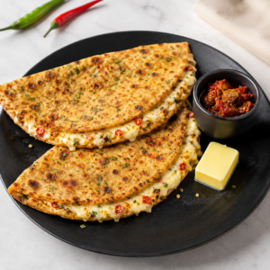 Cheese Chilli Paratha