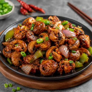 Chilli Mushroom Dry