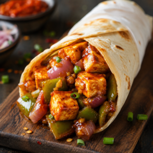Chilli Paneer Roll