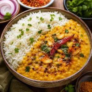 Dal Tadka Rice Bowl