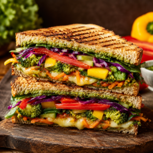 Exotic Veggie Grilled Sandwich