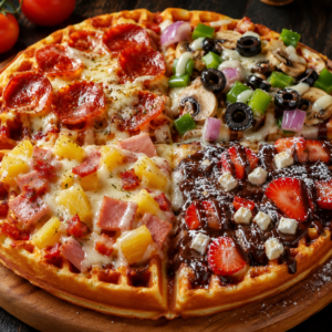 Fantastic Four Waffle Pizza