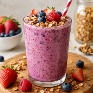Granola Berry Smoothie