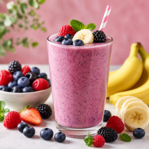 Mix Berry Banana Smoothie