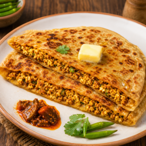 Paneer Bhurji Paratha