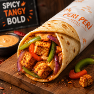 Paneer Peri Peri Roll