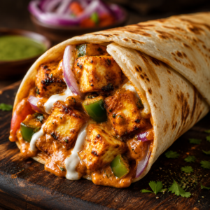 Paneer Tikka Masala Roll