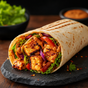 Peri Peri Grilled Paneer Wrap