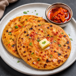 Peri Peri Paneer Paratha