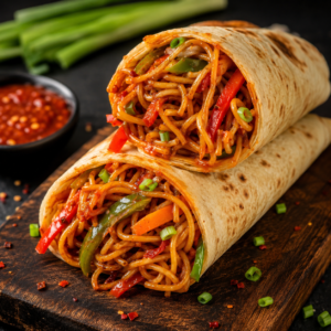 Schezwan Noodles Roll