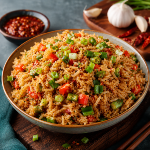 Veg Chilli Garlic Fried Rice