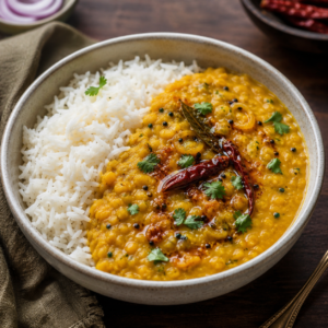 Dal Tadka Chawal Bowl