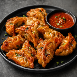 Fried Panner Achari Momos