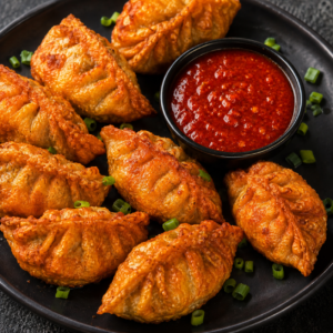 Fried Panner Tikka Momos
