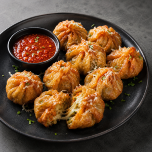 Fried Veg Cheese Momos
