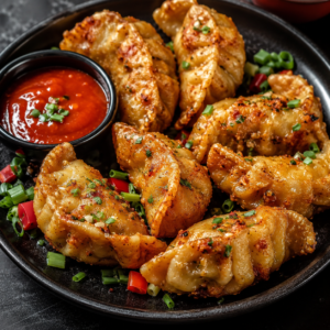 Fried Veg Chilly Momos
