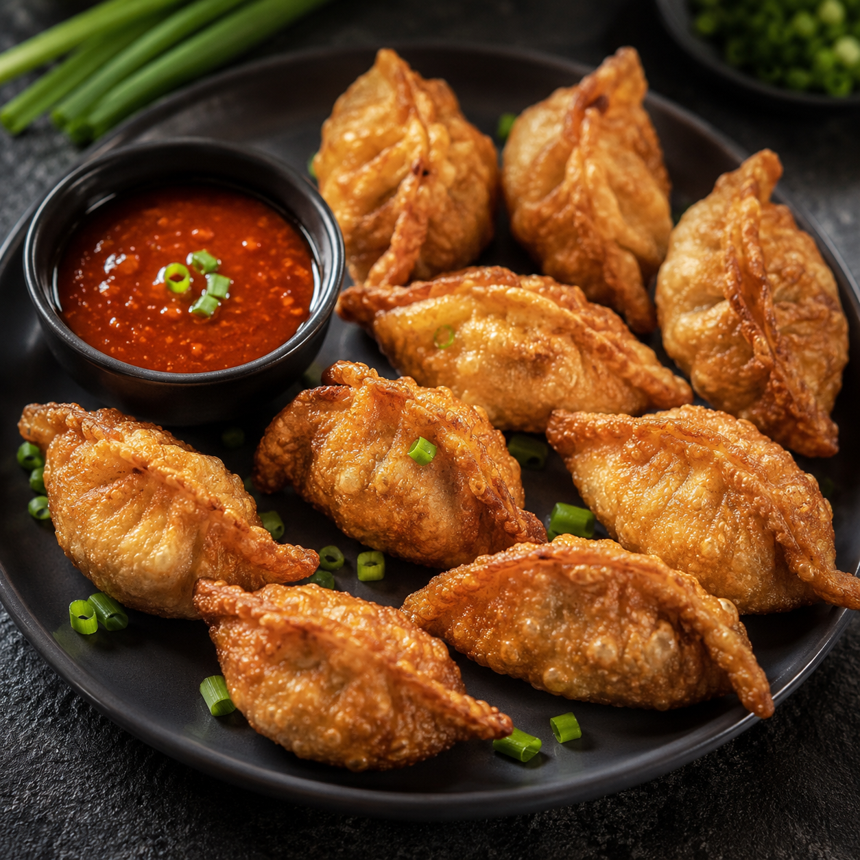 Fried Veg Momos