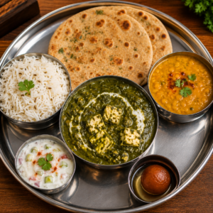 Palak Paneer Meal