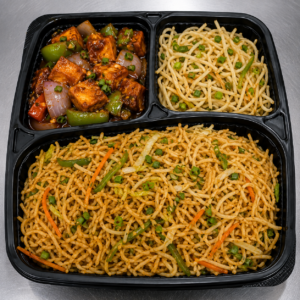 Paneer Chilli+Veg Fried Noodles+Dry Noodles