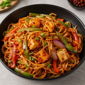Paneer Schezwan Noodlles