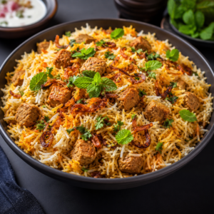 Soyabean Biryani