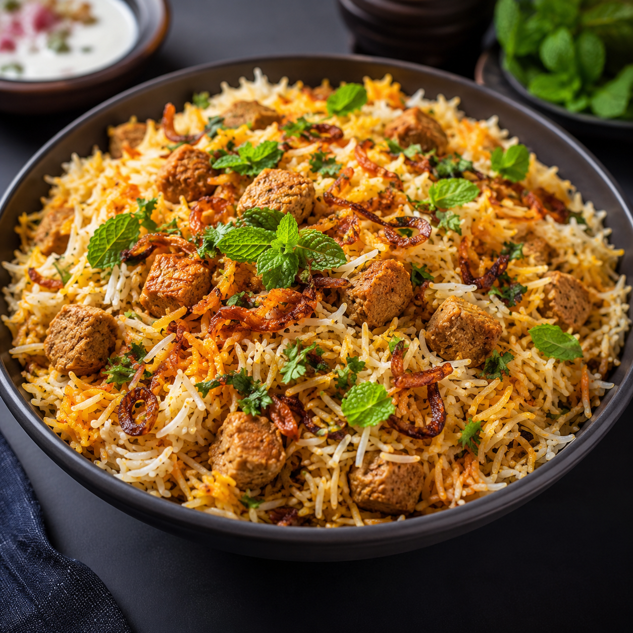 Soyabean Biryani