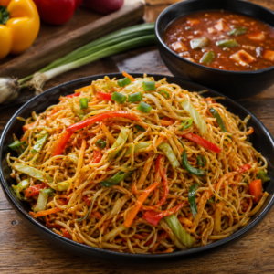 Veg Triple Schezwan Noodles